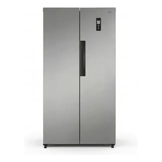 Geladeira Hq Frost Free Side By Side 460l Inox Hq-460sbsff