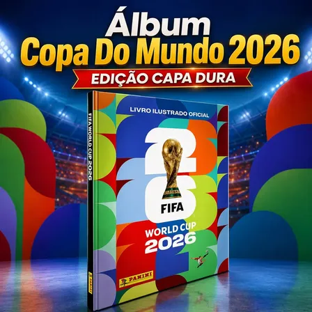 Álbum De Figurinhas Capa Dura Copa Do Mundo 2026 Panini