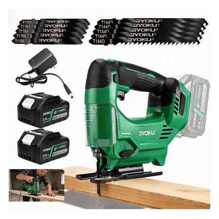 Serra Tico-ticos 550w Com 10 Lâminas 2 Baterias Sem Fio