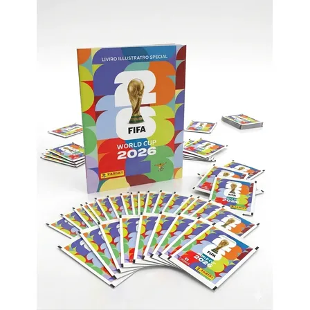 Álbum Especial Copa Do Mundo Fifa 2026 + 35 Pacote Figurinha
