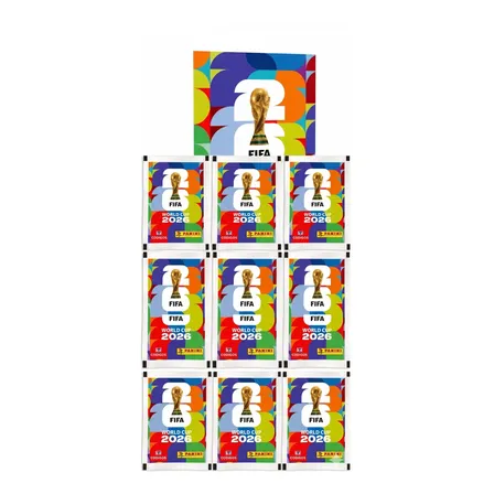 25 Pacotes Figurinhas Copa Do Mundo 2026 Fifa Panini Album