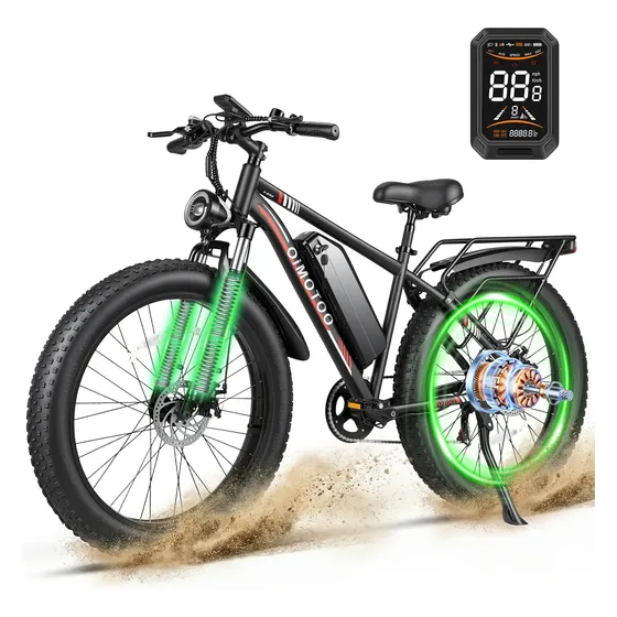 Oimotoo Bicicleta Elétrica Off-road 750w,32km/h