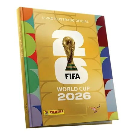 Álbum Capa Dura Ouro Copa Do Mundo 2026 - Colecionador