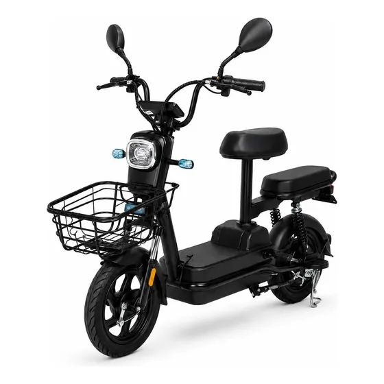 Bicicleta Moto Scooter Elétrica 48v 500w Com Bateria Removi