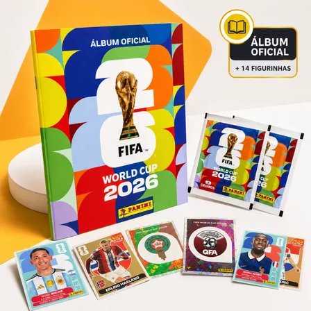 Álbum Copa Do Mundo 2026 Brochura Com Figurinhas