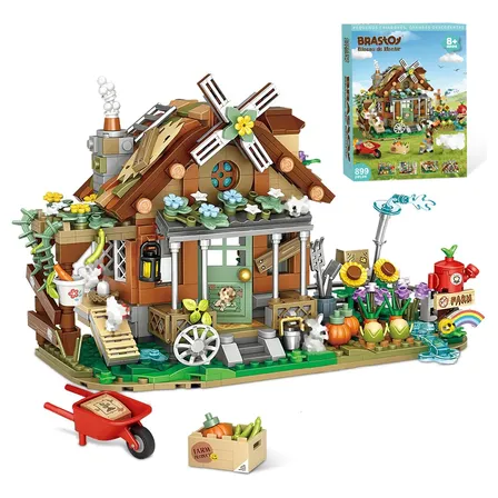 Brastoy Conjunto De Blocos Casa De Fazenda Decoração Quarto 1 Fazenda