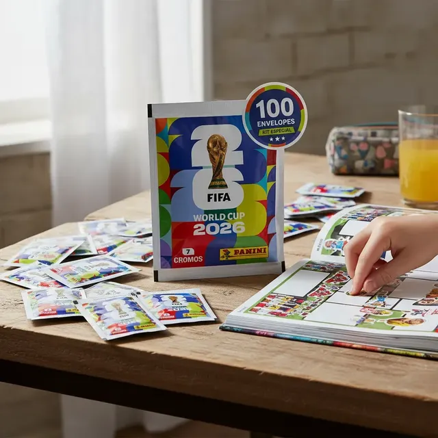 Copa Do Mundo Panini Kit 700 Figurinhas 2026 100 Envelopes Copa Do Mundo 2026 100