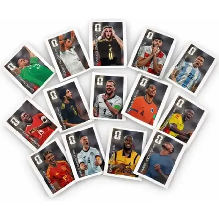Kit 14 Figurinhas Da Copa Original Coca Cola