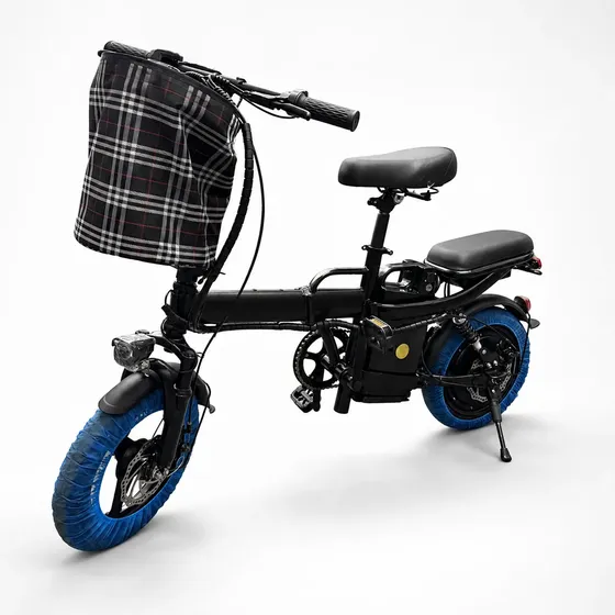 Bicicleta Elétrica Dobrável 48v C/ Amortecedor E Alarme 400w