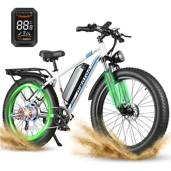 Bicicleta Bike Eletrica Oimotoo 26 ×4 Max 750w 70km,35km/h