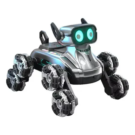 Cachorro Robô Inteligente Controle Remoto Para Brinquedo Nemo Cinza