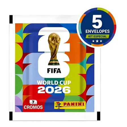 Copa Do Mundo Fifa 2026 35 Figurinhas Panini 5 Envelope