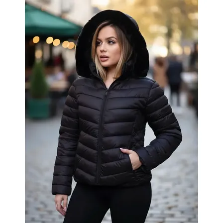 Jaqueta Feminina Puffer Casaco Bobojaco Com Capuz Inverno
