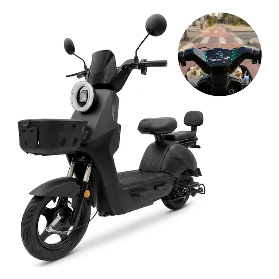 Moto Scooter Bicicleta Elétrica 500w Autonomia 40km Bateria