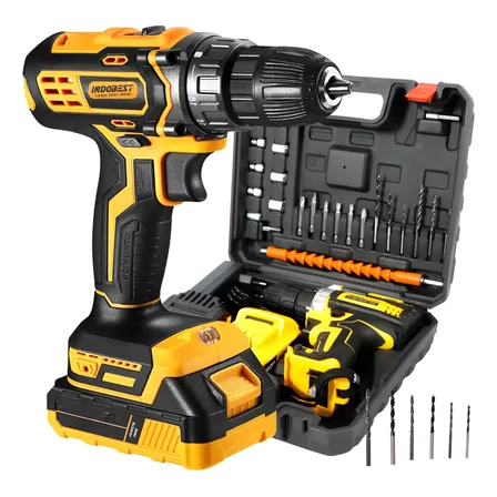 Parafusadeira Furadeira Sem Fio 48v 2 Baterias 340w Bivolt
