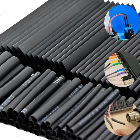 Espaguete Isolante Termo Retrátil 750 Pçs Preto Promoção