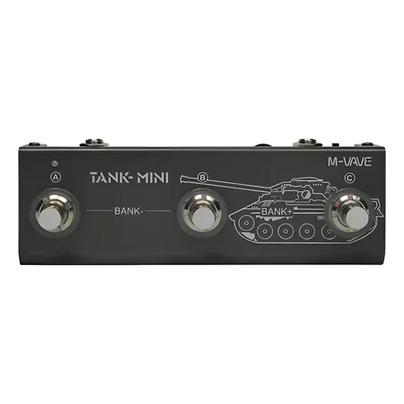 Pedaleira M-vave Tank-mini Pedal De Guitarra Afinador Pedal