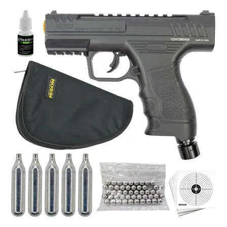 Pistola .50 Home Defense Co2 Beeman Esferas De Metal Arma