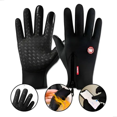 Luva Moto Motoqueiro Impermeável Térmica Inverno Frio Touch