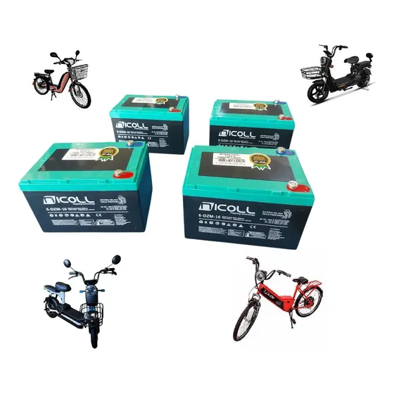 Kit 4 Baterias Nicoll 12v-16ah Pra Bicicleta Elétrica 48v