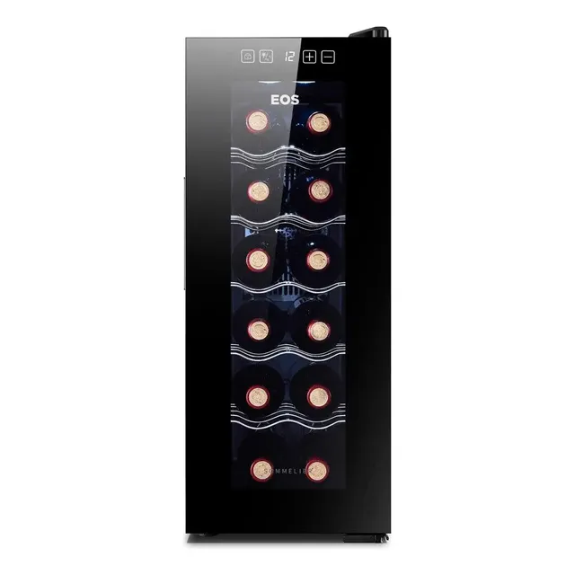 Adega Climatizada Eletrônica Eos 12 Garrafas Eae12 Bivolt Bivolt