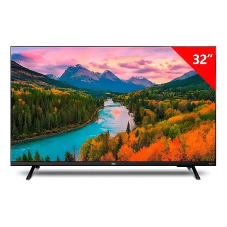 Smart Tv Aoc 32 Roku Tv Hd 32s5135/78g Preto Bivolt