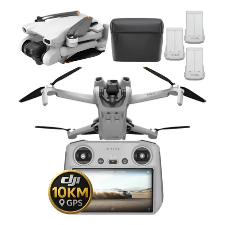 Mini Drone Com Câmera Gps Profissional 10km Dji033 4k Mini 3