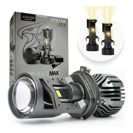 Kit Lâmpada Led Projetor H4 4300k Led Laser Ótico 12v 24v