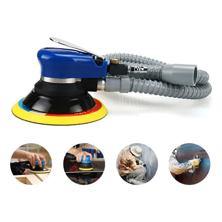 Lixadeira Orbital Pneumática 6 Pol Profissional Automotiva