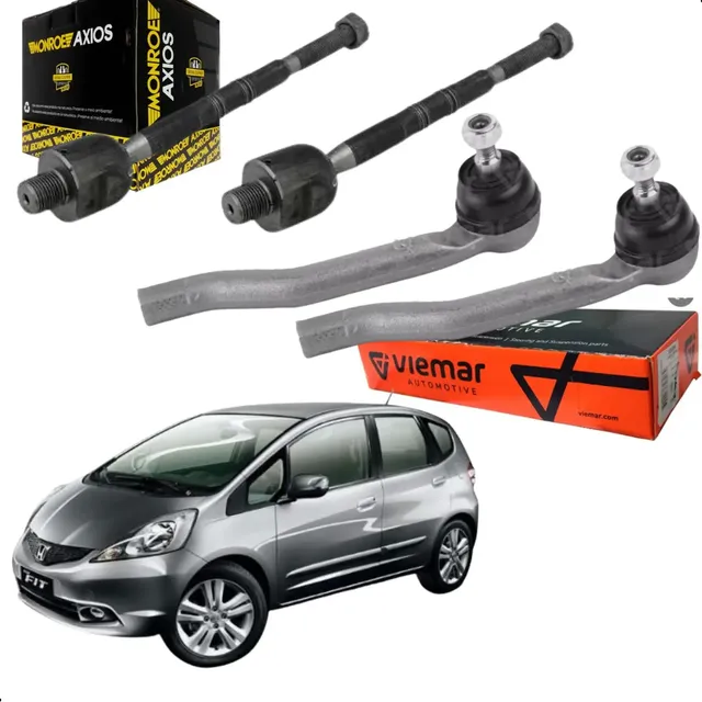 Par Terminal Direção+axial Fit 2003 2004 2005 2006 2007 2008 Honda Fit 03/08