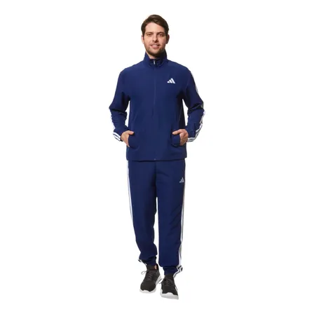 Conjunto De Agasalho Masculino Malha Sportswear Basic Adidas