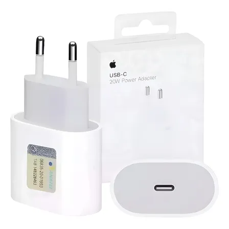 Carregador Fonte 20w Usb-c Turbo Iphone Apple