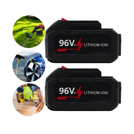 Kit 2 Baterias 96v Roçadeira Parafusadeira Lava Jato Lithium