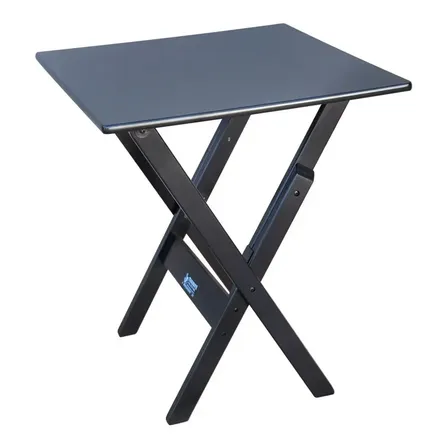 Mesa Dobrável De Madeira 70x70cm Para Bar Preto