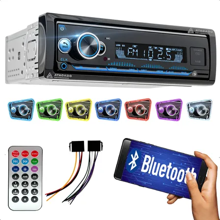 Rádio Automotivo Bluetooth Fm Usb Sd Controle Remoto