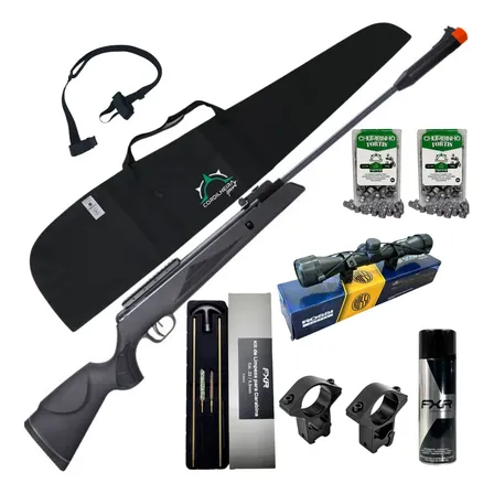 Carabina De Pressão Black Hawk Gas Ram 70kg 5.5mm Artemis
