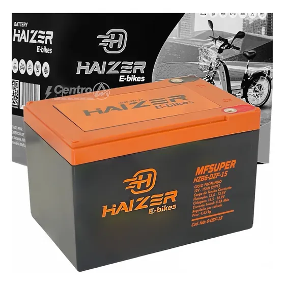 Bike Bateria Ciclo Profundo 12v 15ah Scooter E-bike Eletrica