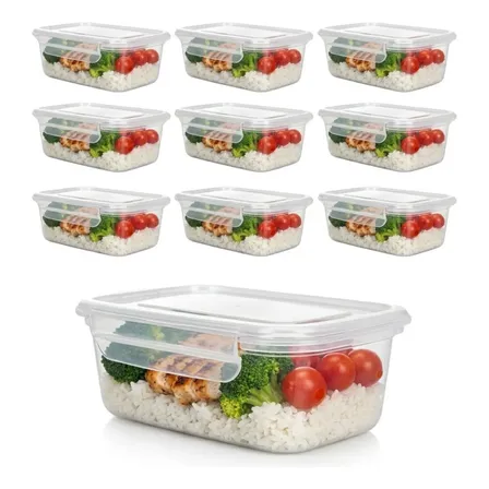 10 Pote Hermético Marmita 750ml Freezer Microondas Fitness
