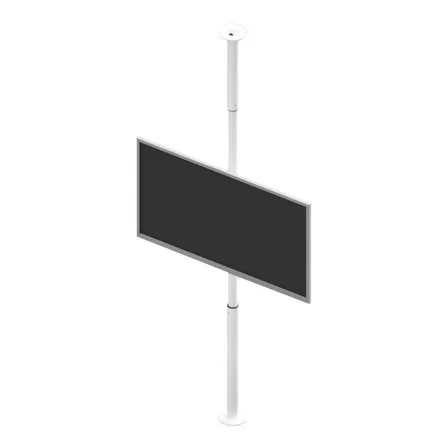 Suporte Tv 10 A 65 Teto Ao Chão - Branco