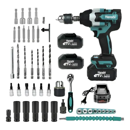 Parafusadeira Chave De Impacto 1/2 Bateria Lítio 21v Bivolt