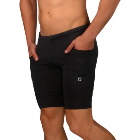 Bermuda De Compressão Para Corrida Masculina Com Bolso