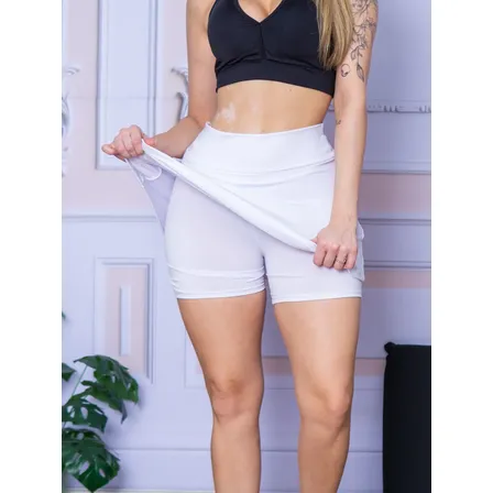 Short Saia Fitness Academia Bermuda Legging Suplex