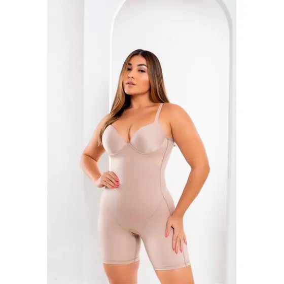 Body Cinta Macaquinho Modelador Compressão Cetinete