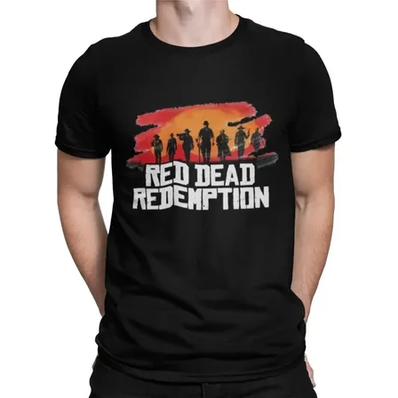 Camiseta Camisa Game Red Dead Redemption Algodão