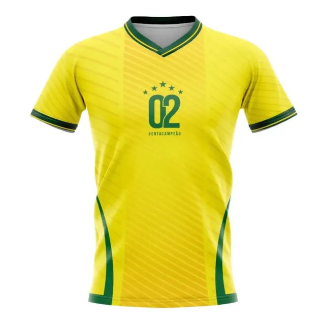 Camisa Brasil Masculina Futebol Retrô Seleção Copa 2002 R9
