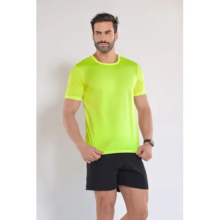 Camiseta Masculina Básica Lisa Gola Redonda Premium Dry Fit