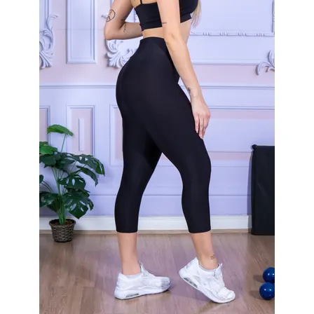 Calça Legging Capri Feminina De Academia Corsario