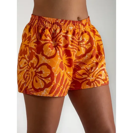 Kit Com 10 Shorts Tactel Feminino Adulto Estampado Corrida