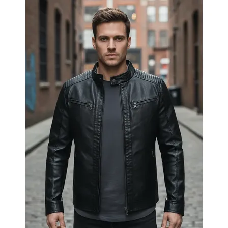 Jaqueta De Frio Masculina Couro