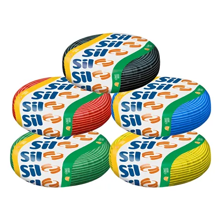 Sil Fios Cabo Unipolar 2,5mm 50m Rolo Inmetro